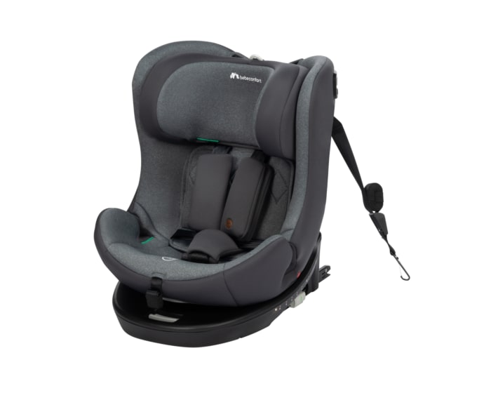 8106130210_2025_bebeconfort_carseat_babytoddlerchildcarseat_evolvefixisize_grey_tintedgraphite_3qrtleft